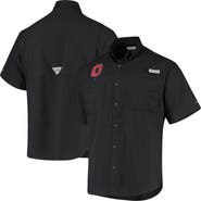 Columbia Men's Columbia Black Ohio State Buckeyes Tamiami Omni-Shade Button-Down Shirt
