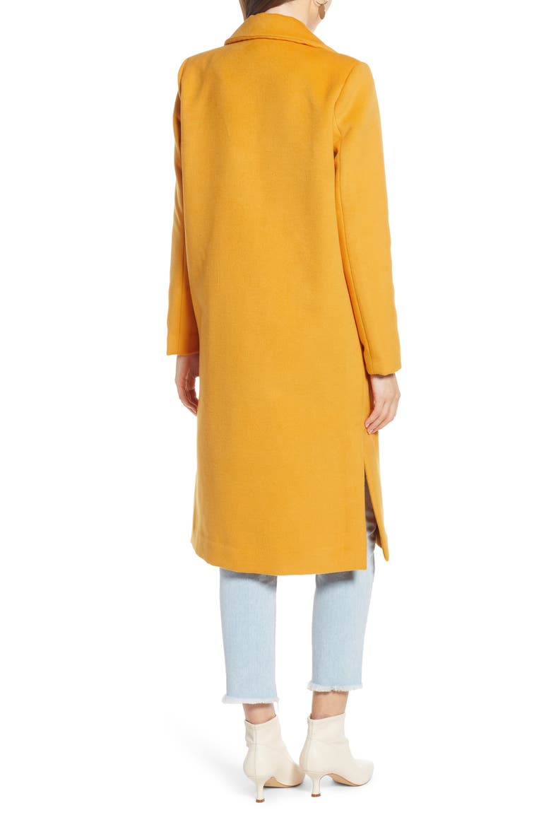 Patch Pocket Coat (Nordstrom Exclusive), Alternate, color, YELLOW ANTIQUE