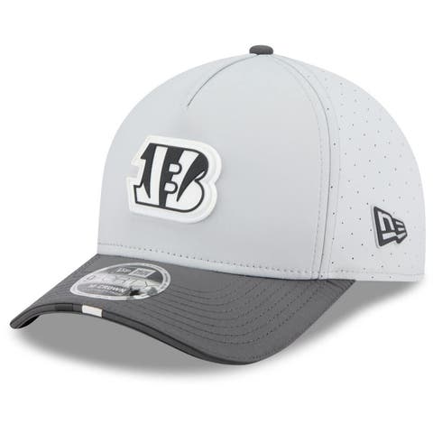 Men's New Era  Gray/Graphite Cincinnati Bengals 2025 NFL Training Camp A-Frame 9FORTY Adjustable Hat