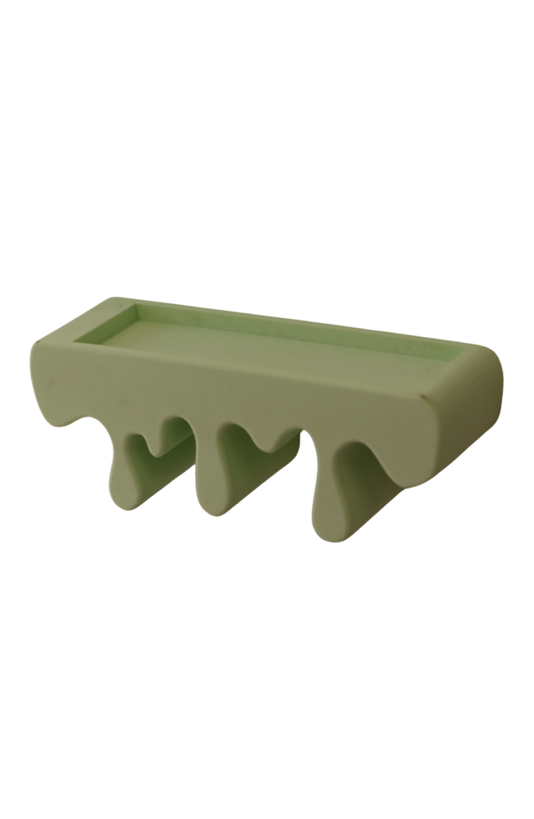 Sofiest Designs Trippy Drippy Shelf, Main, color, Tea Green