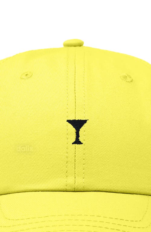 Dalix Lil Martini Dad Cap In Yellow