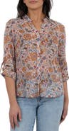 KUT from the Kloth Jasmine Chiffon Button-Up Shirt