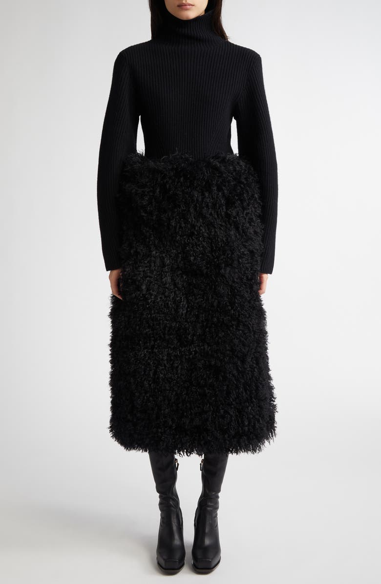 EENK Rib Wool Blend Turtleneck Sweater, Alternate, color,