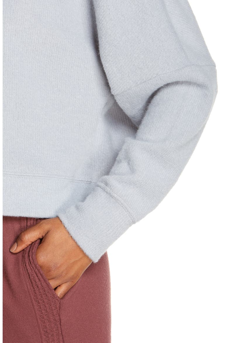 Manila Lounge Top, Alternate, color, HEATHER GREY