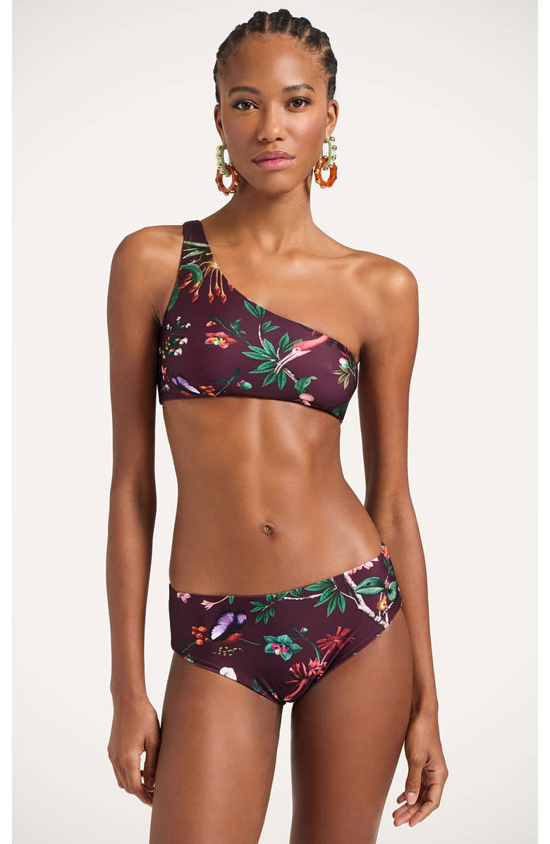 La DoubleJ Goddess Bikini Top, Main, color, Zooflora Mini Bordeaux