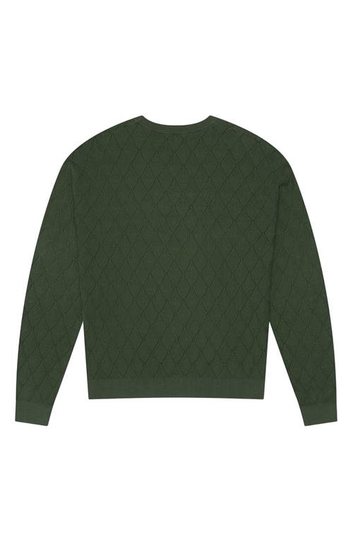 Mavrans Open Stitch Sweater In Green