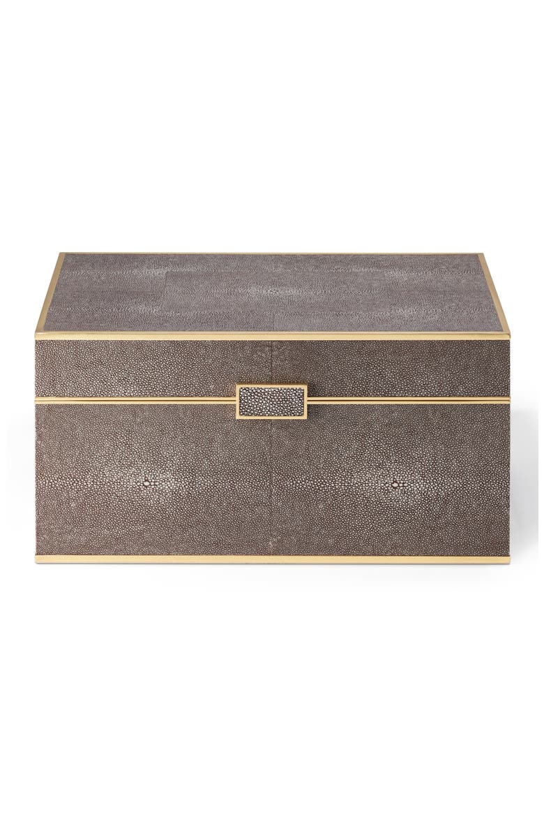 Classic Faux Sagreen Bar Tool Set, Alternate, color, CHOCOLATE