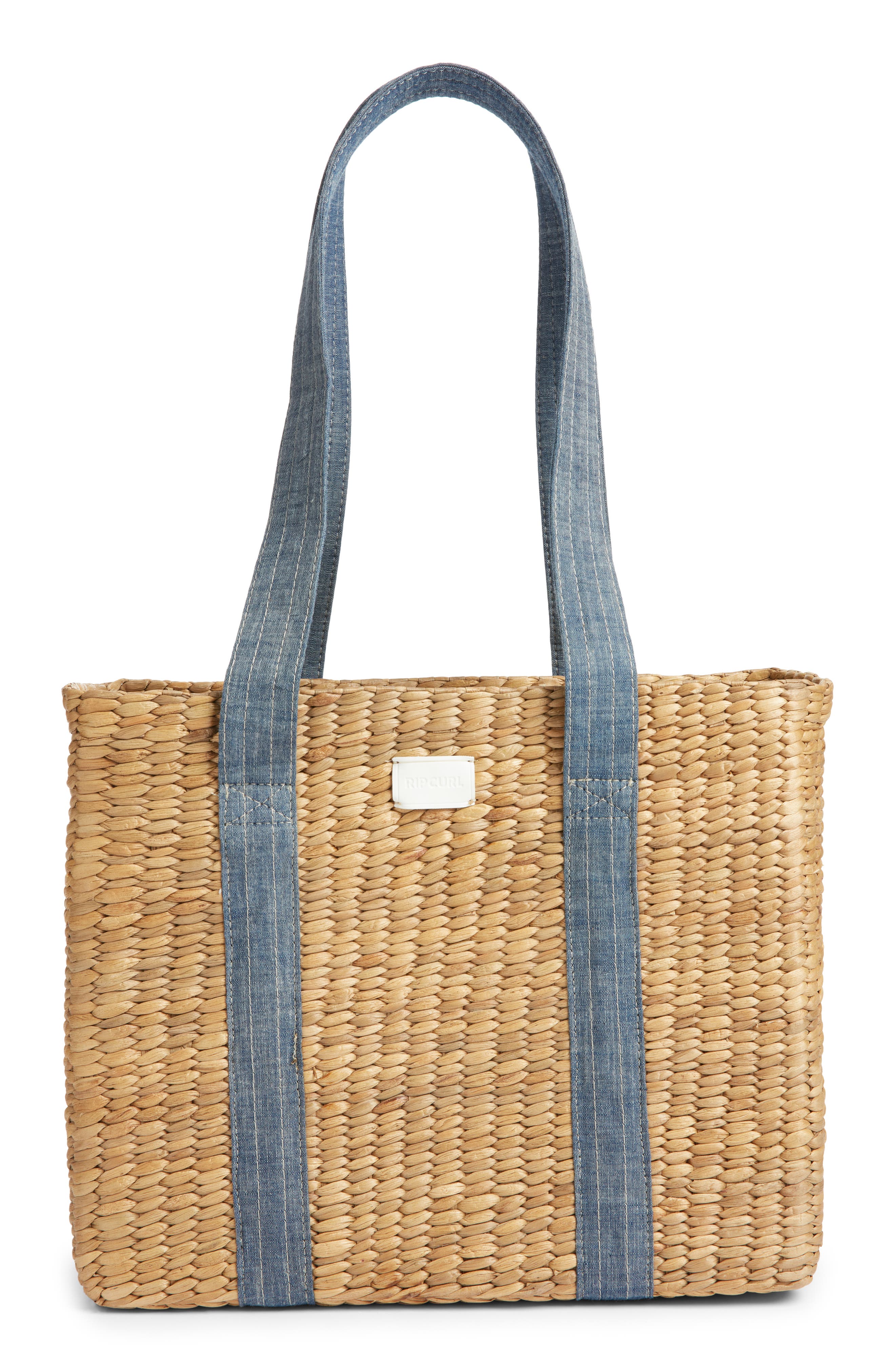 Rip Curl Premium Straw Tote, Main, color, 
