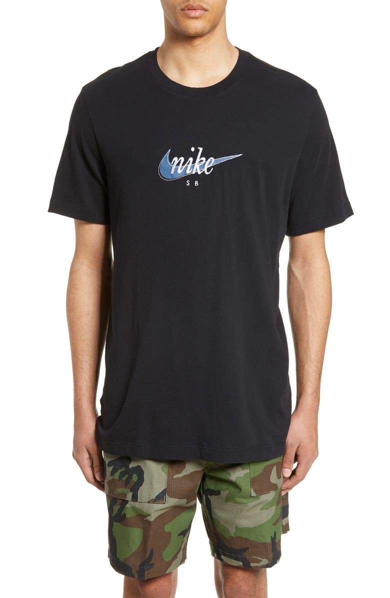 Nike SB Embroidered Futura Logo T-Shirt, Main, color,