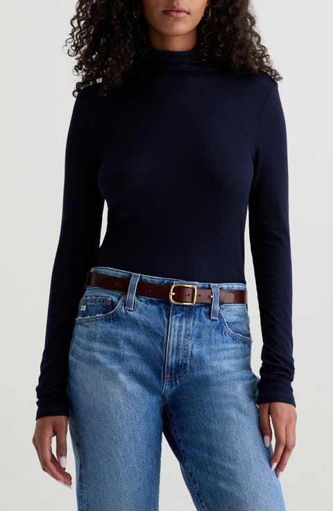 Chels Ribbed Turtleneck Sweater