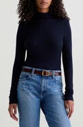 AG Chels Ribbed Turtleneck Sweater