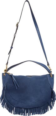 AIMEE Dante Fringe Leather Shoulder Bag