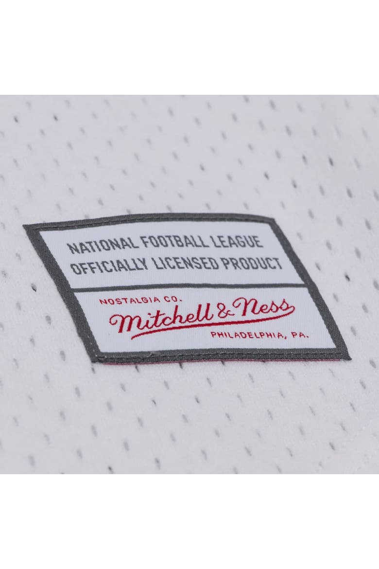 Men's Mitchell & Ness White Las Vegas Raiders Monochrome Mesh Full-Button Baseball Jersey, Alternate, color, White