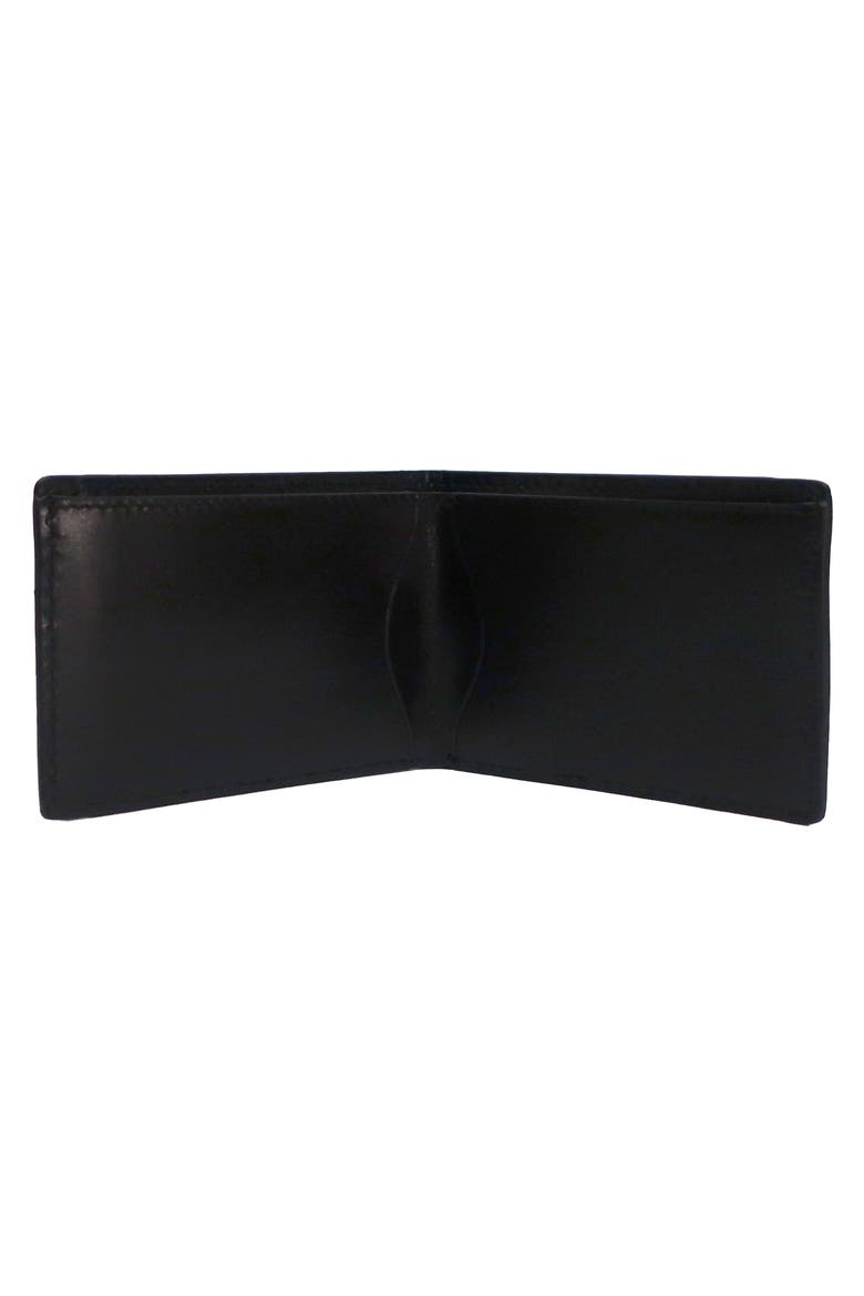 Full Grain Slim Bifold Wallet, Alternate, color, BLACK