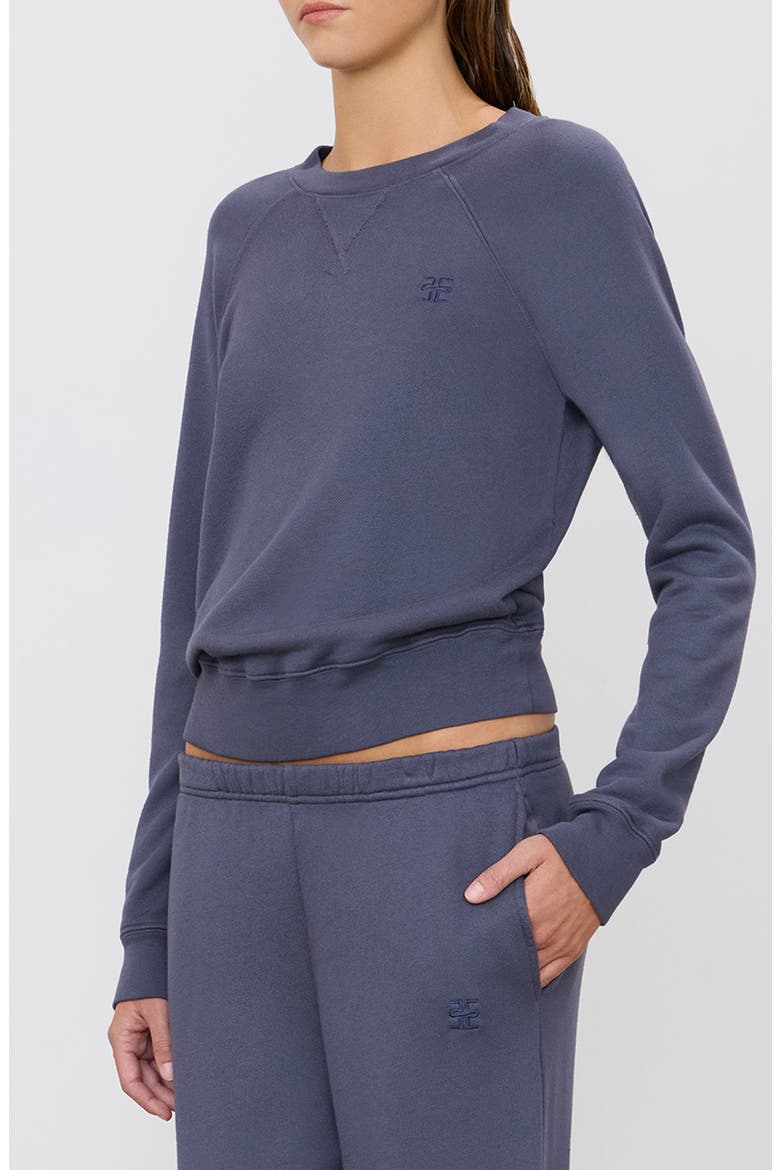 Shrunken V-Stitch Sweatshirt, Alternate, color, WASHED NAVY