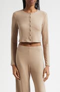LESET Lauren Crop Cardigan