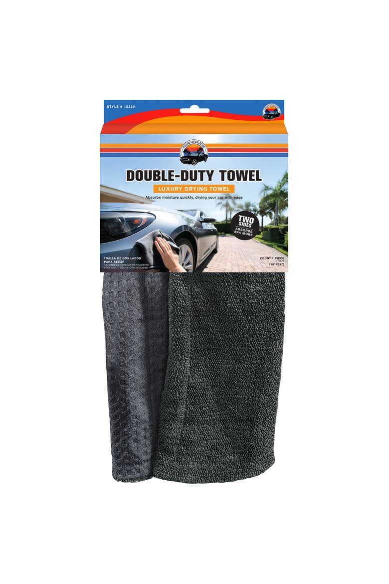 Double Duty Drying Towel, Main, color, Gray