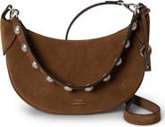 Polo Ralph Lauren Polo ID Stud Suede Crossbody Bag