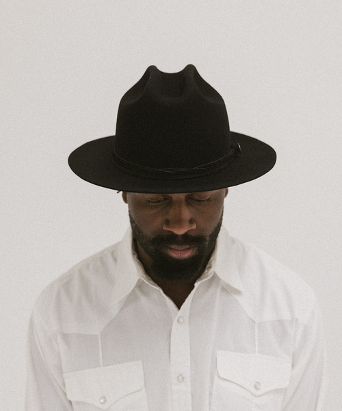Two Roads Hat Co. Elliston Rancher Hat In Black