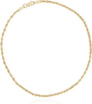 The Lovery Fine Jewelry Rope Chain Bracelet