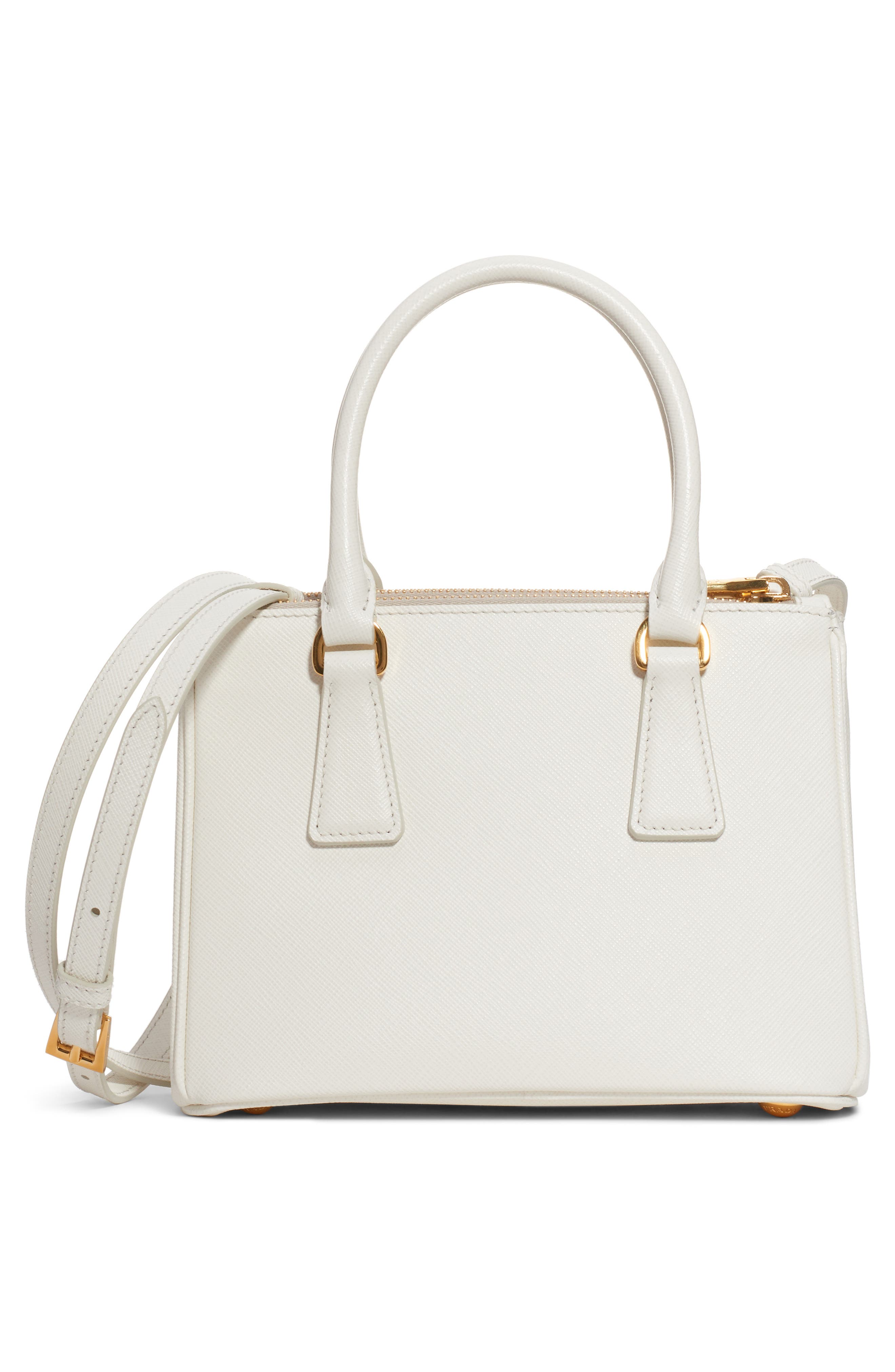 Prada Mini Galleria Saffiano Leather Satchel, Alternate, color, 