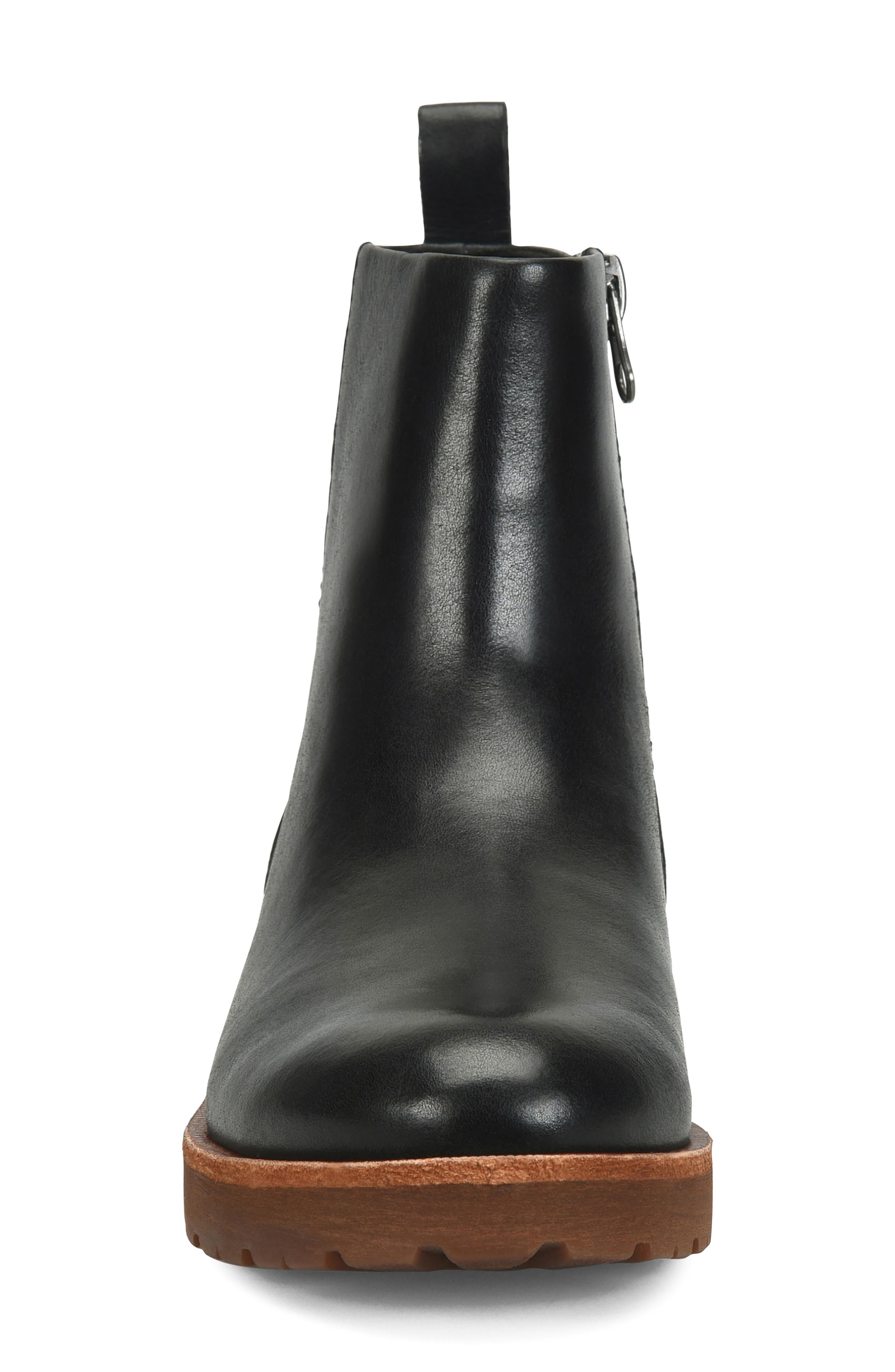 Betheny Bootie, Alternate, color, BLACK LEATHER