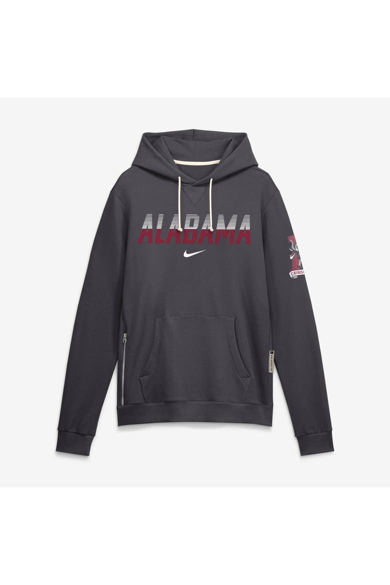 Men's Nike Anthracite Alabama Crimson Tide 2026 Sideline Standard Issue Dri-FIT Hoodie, Main, color, Anthracite