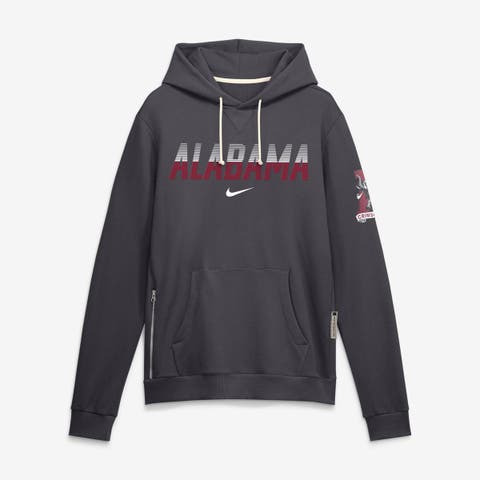 Men's Nike Anthracite Alabama Crimson Tide 2026 Sideline Standard Issue Dri-FIT Hoodie