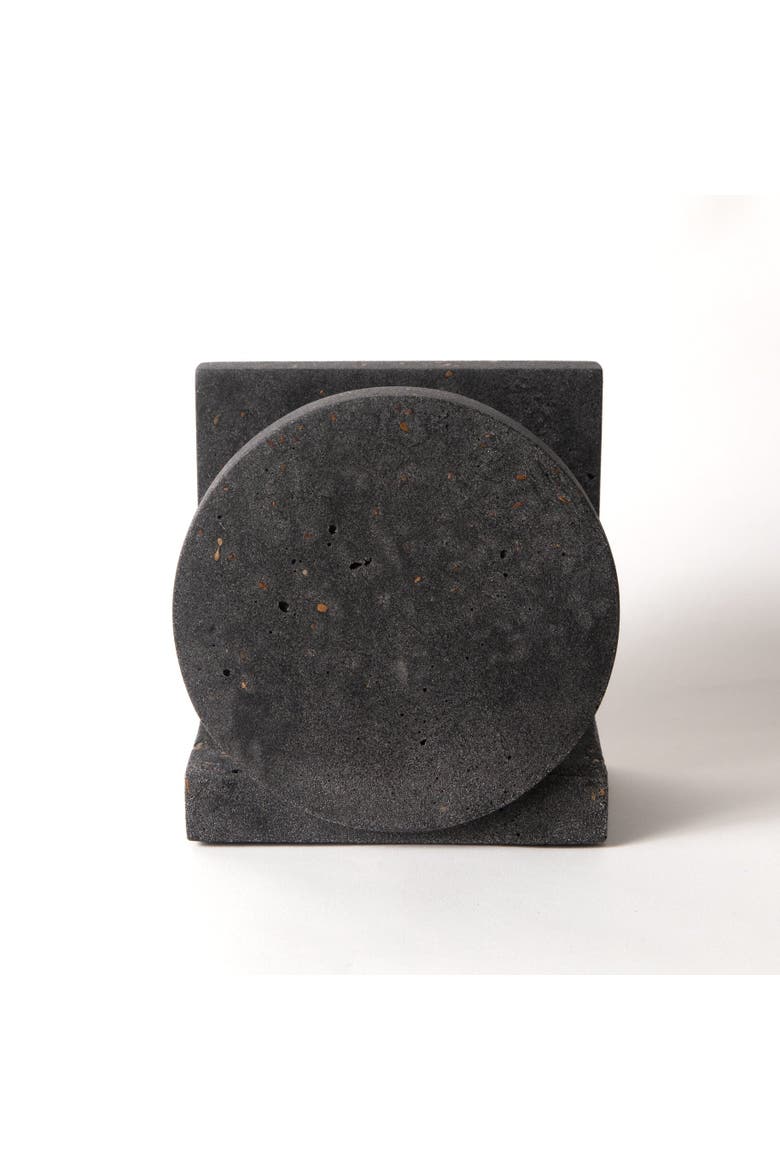 Napkin Holder, Main, color, Black Terrazzo