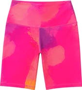 Limeapple Watercolor Activewear Bike Shorts