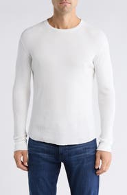 Vince Crewneck Long Sleeve Thermal T-Shirt