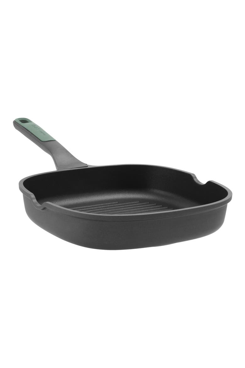 Leo Forest Nonstick 10.25-Inch Square Grill Pan, Main, color, GRAY