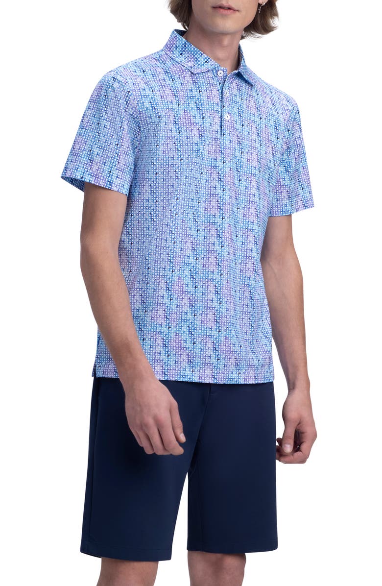 Bugatchi OoohCotton<sup>®</sup> Dot Tech Polo, Alternate, color, 