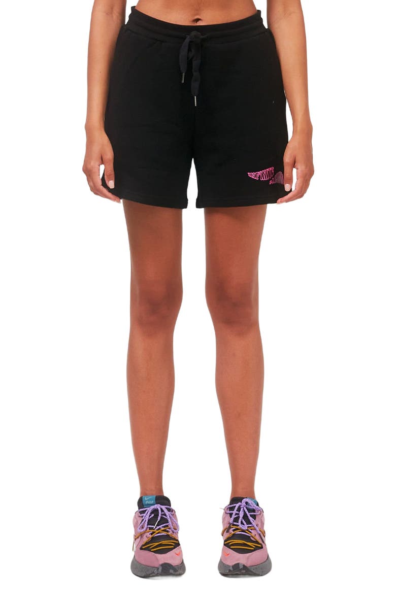 Rebody Active Infinite Passions Sweatpants, Alternate, color, Metropolis Black/Fuschia