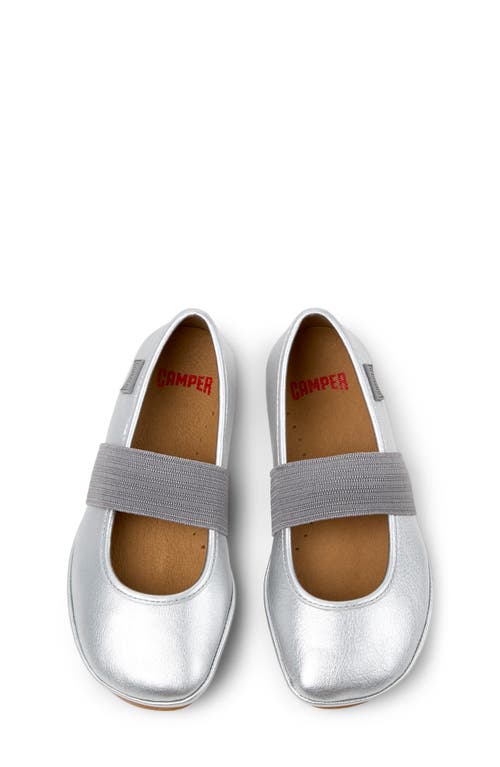 Camper Kids' Right Mary Jane Ballet Flat In Medium Gray