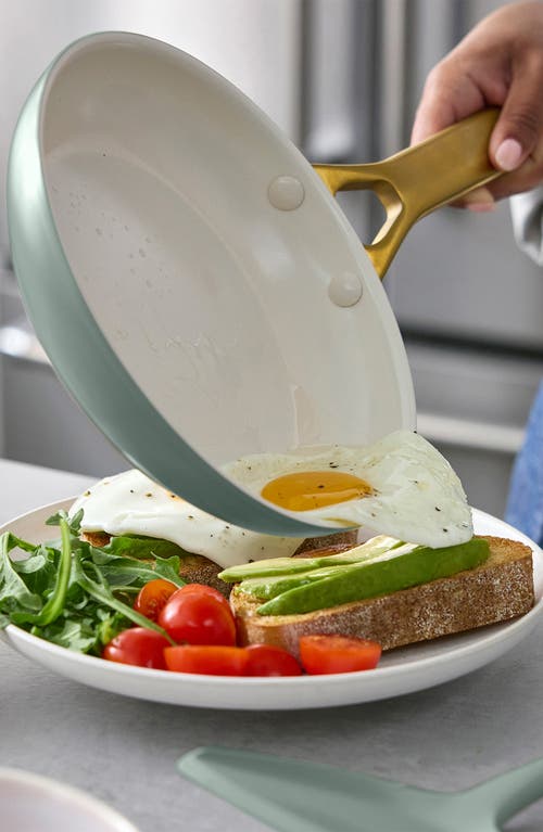 Greenpan Reserve Set Of 2 Ceramic Nonstick Frying Pans In Green