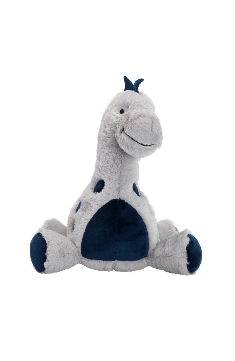 Lambs & Ivy Baby Dino Plush Dinosaur Stuffed Animal Toy Plushie- Spike, Alternate, color, Blue