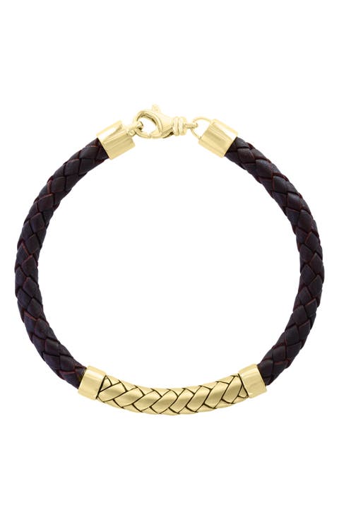 Braided Leather Bracelet