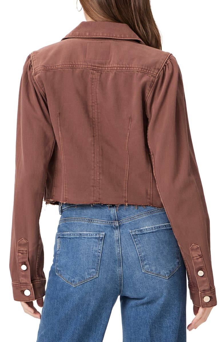 PAIGE Pacey Crop Denim Jacket, Alternate, color, 