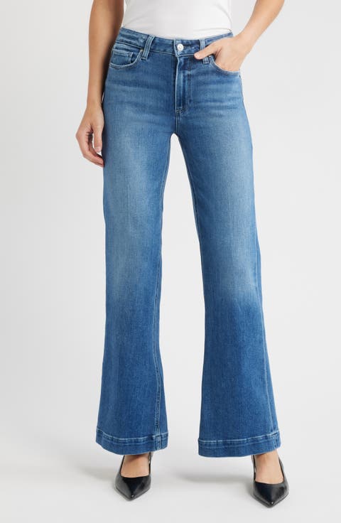 Leenah High Waist Wide Leg Jeans (Westminster)