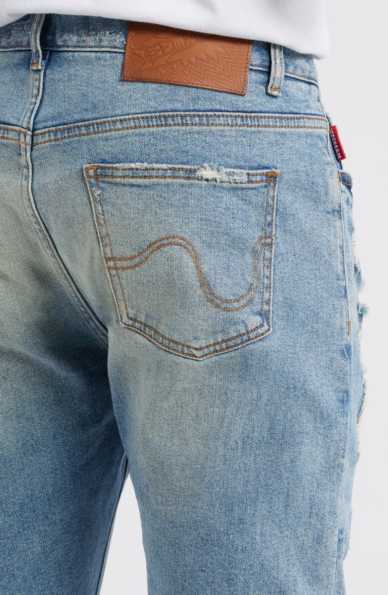 ICECREAM Running Dog Ripped Jeans, Alternate, color, Chocolate Chip