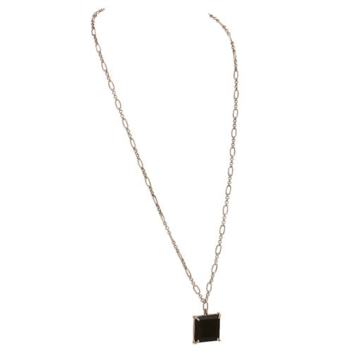 Dhwani Bhansal Blanco Pendant In White Rhodium Plated