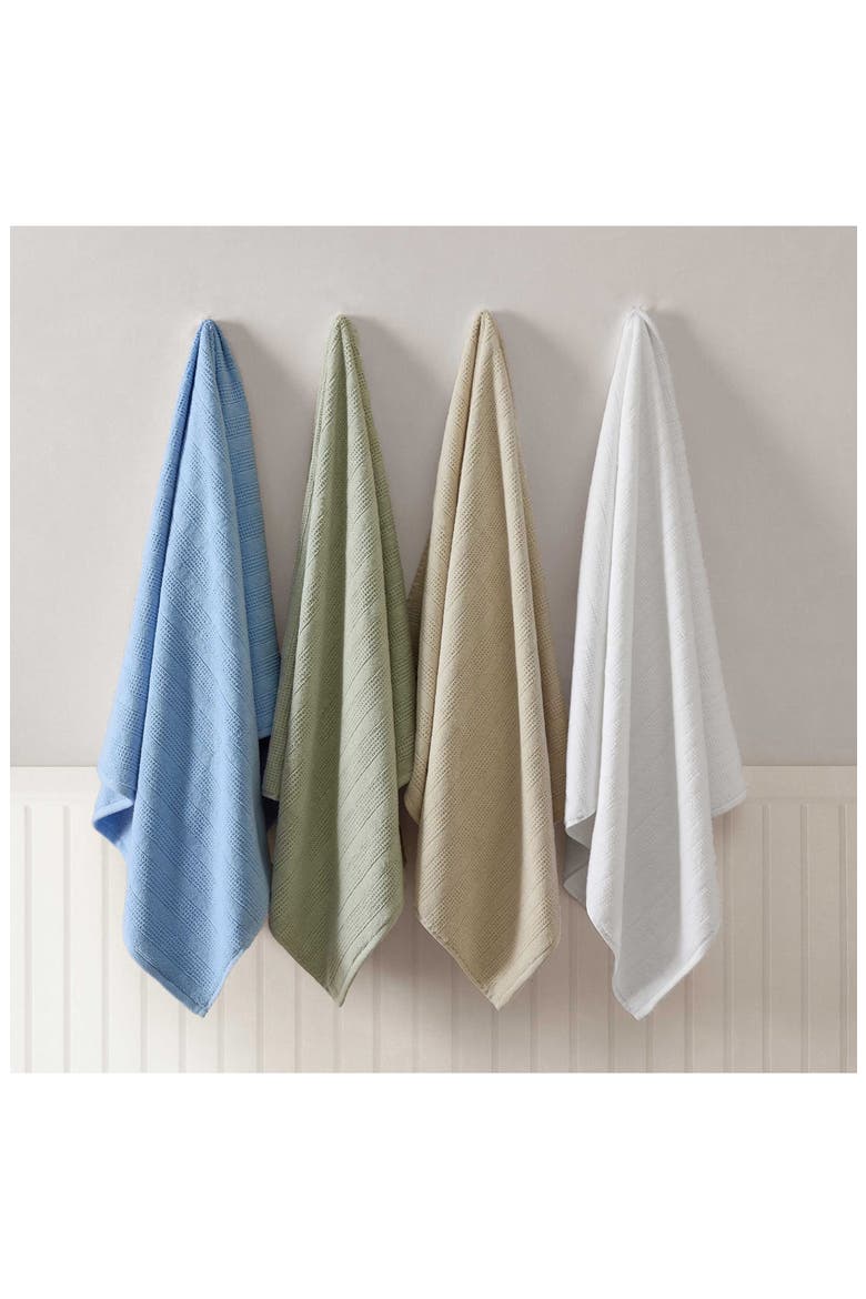 Bedford Cottage Cotton Towel Set, Alternate, color, WINDY BLUE
