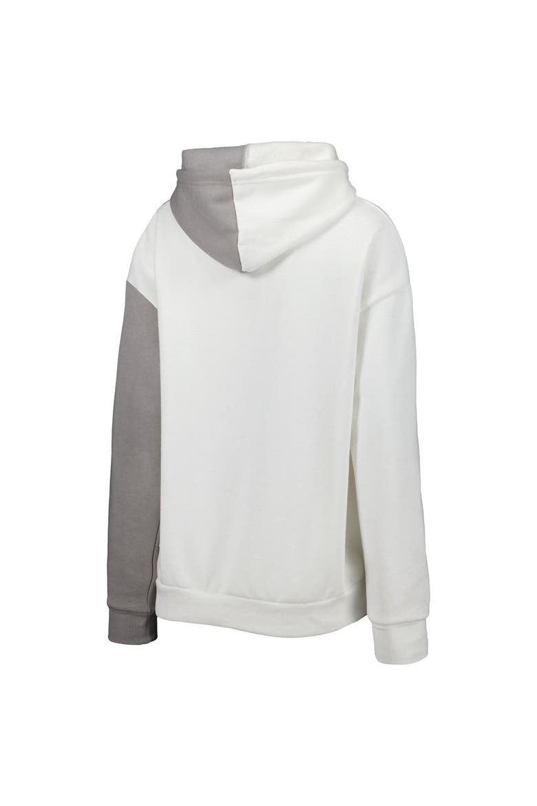 Women's Gameday Couture Gray/White Tennessee Volunteers Split Pullover Hoodie, Alternate, color, White