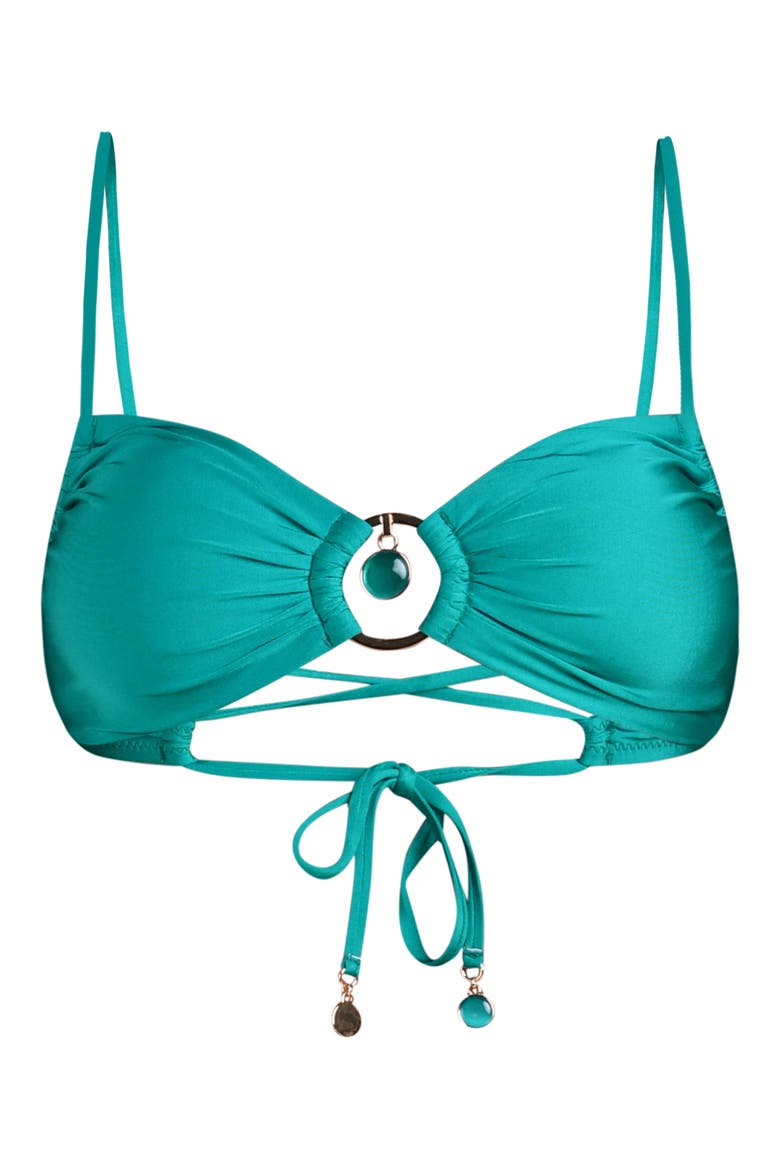 Ring Swim Top, Alternate, color, TURQUOISE