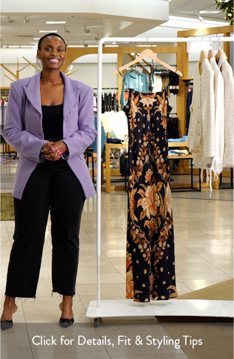 Majestic Garden Slip Maxi Dress, sales video thumbnail