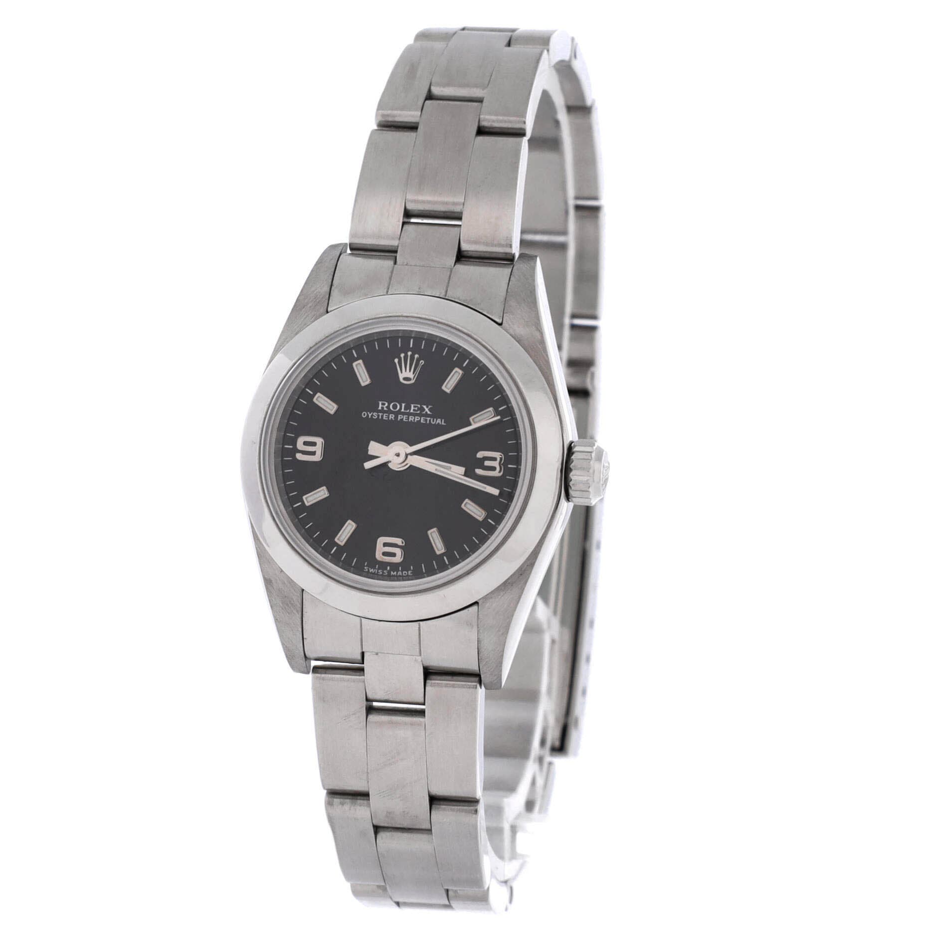 Oyster Perpetual Automatic Watch Stainless Steel 24, Alternate, color, Metallic Silver