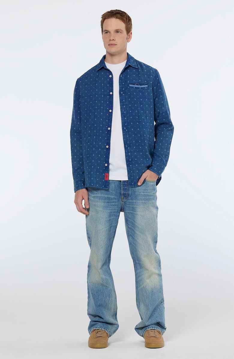 Scotch & Soda Denim Button-Up Shirt, Alternate, color, Washed Indigo
