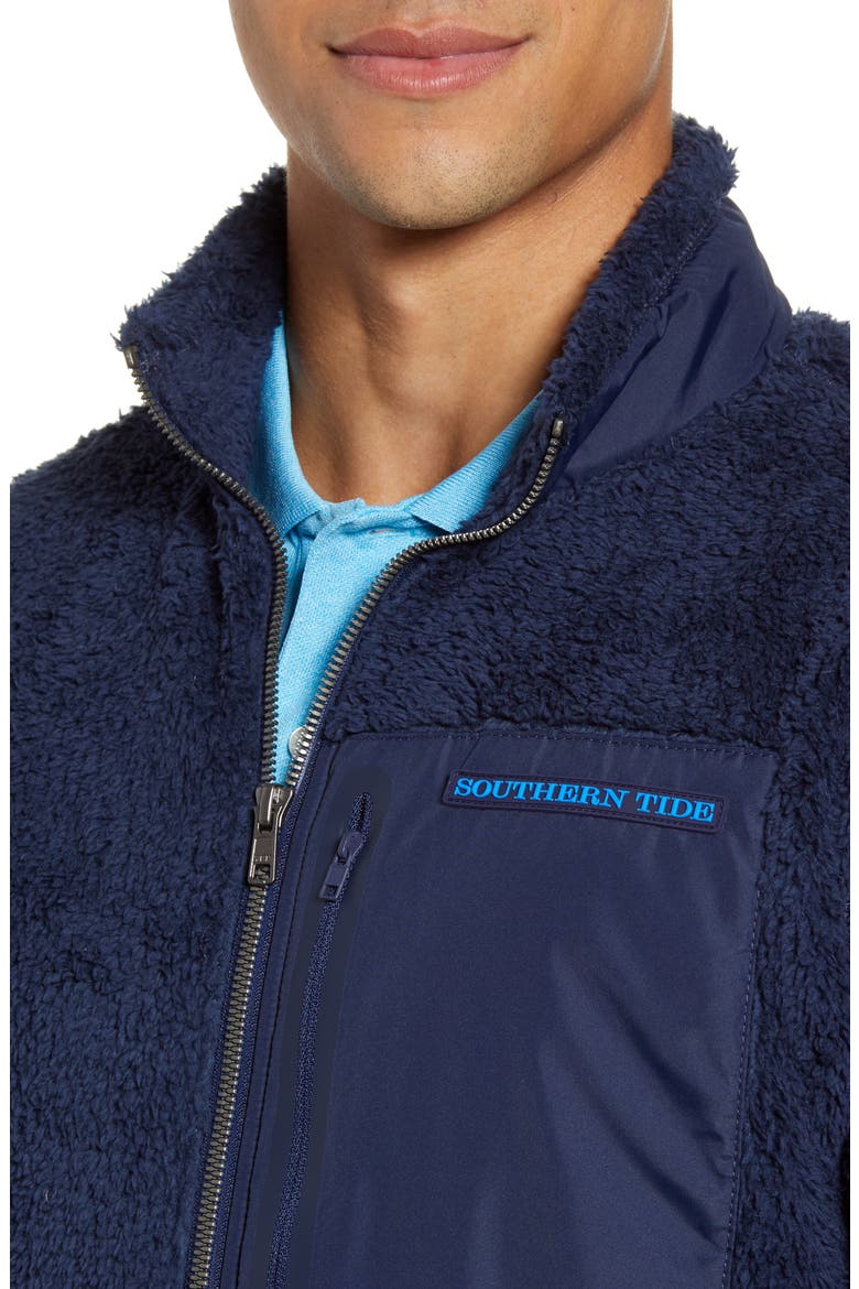 Fleece Jacket, Alternate, color, TRUE NAVY