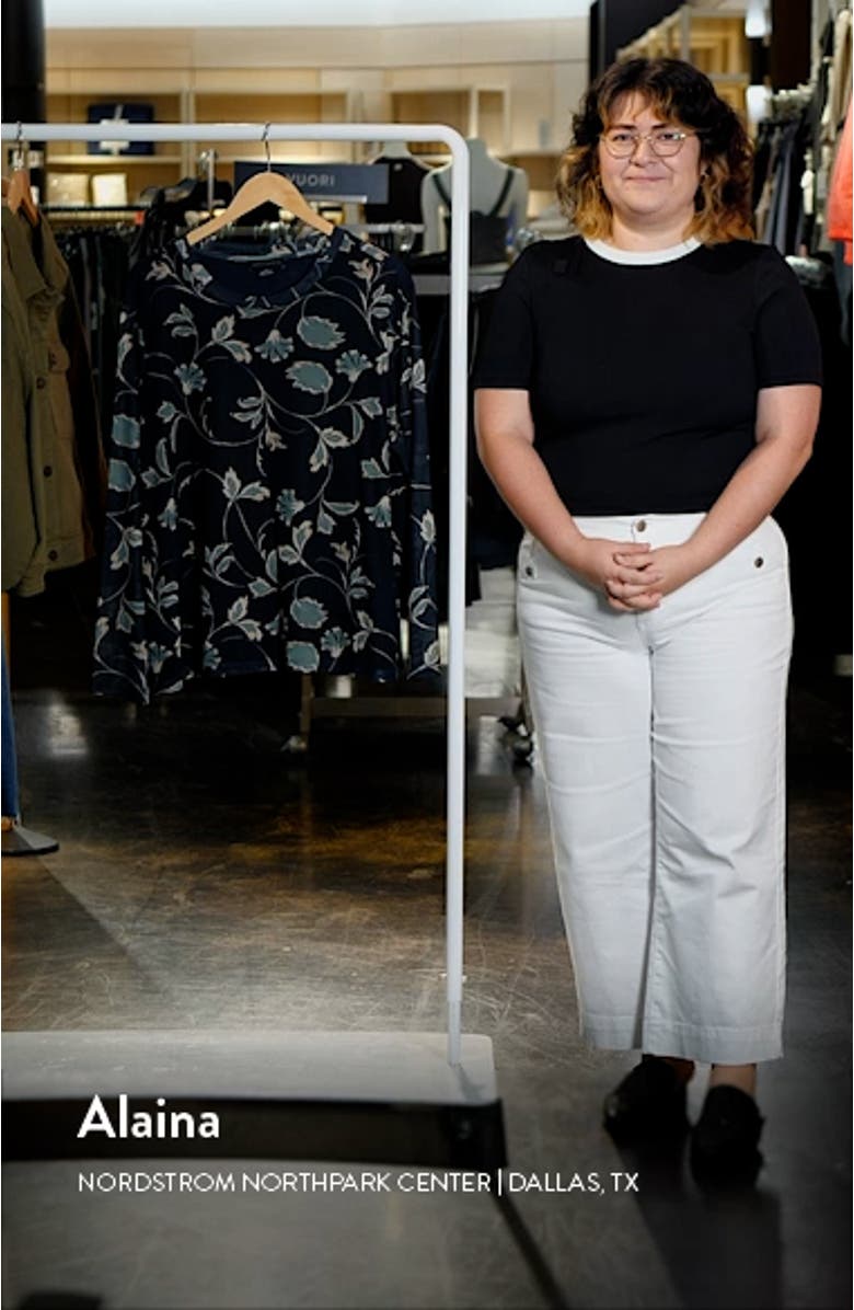 Perfect Floral Long Sleeve Mesh T-Shirt, sales video thumbnail